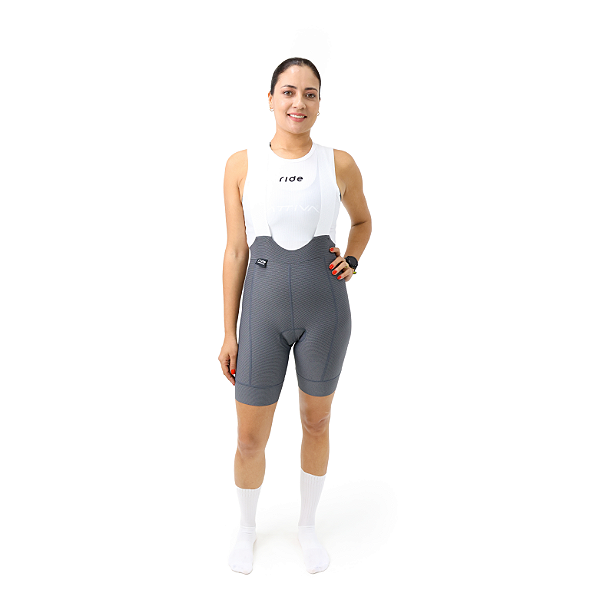 Bretelle Premium Ride Tech Cinza - Feminino