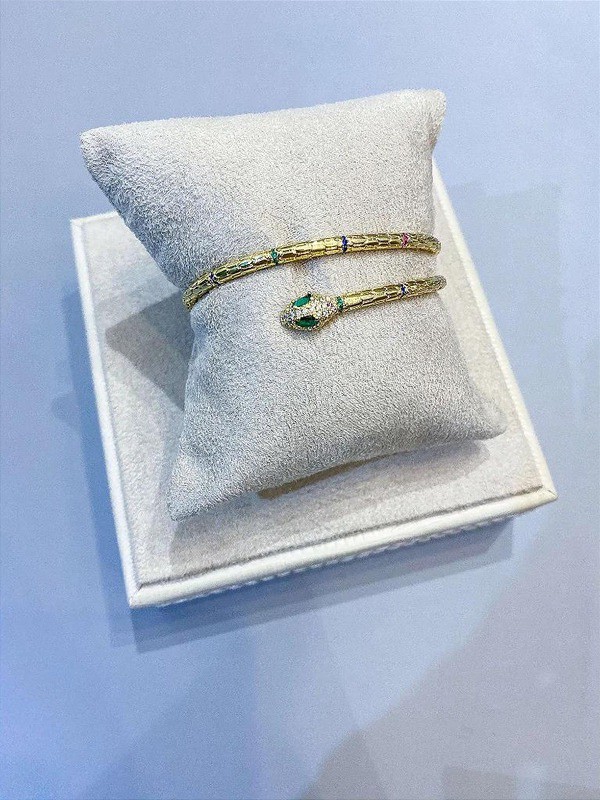 Bracelete Snake Gold Ajustável