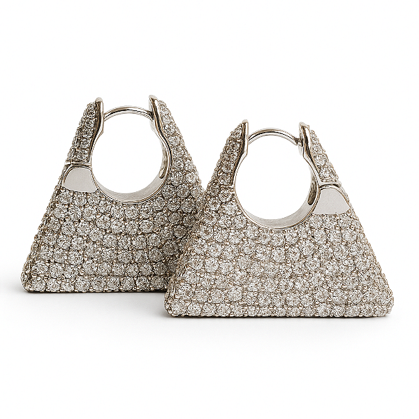 Argola Cravejada Riri Diamond
