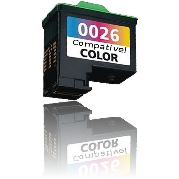 Cartucho Compatível Lexmark 26 Color - Z600 Z500 Z13 com 9ml