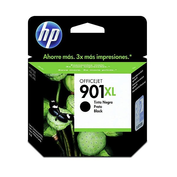 Cartucho de Impressão HP 901XL CC-653AB Preto - HP J4660 J4580 J4680 J4500 J4550 J4540 Original 15,5ml