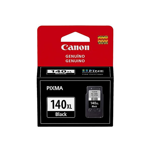 Cartucho de Tinta Canon PG140XL Black - Canon MG3510 MX371 MX431 MX451 MX511 Original 11ml