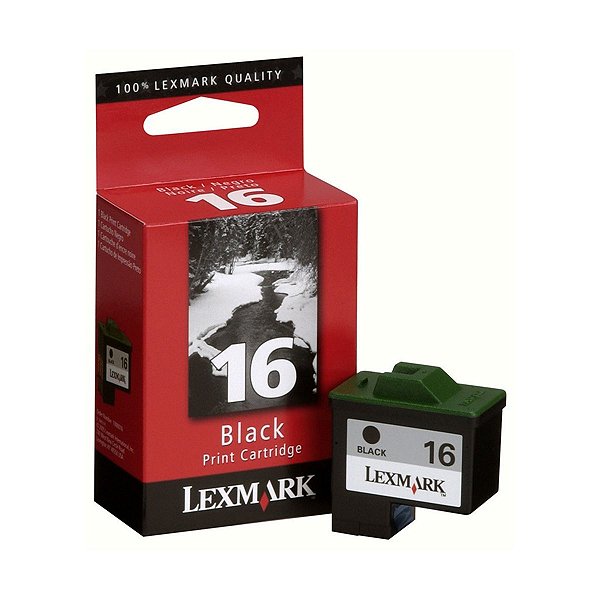Cartucho de Tinta Lexmark 16 17 - Impressoras Z515 Z35 Z517 Z640 Original Black de 11ml