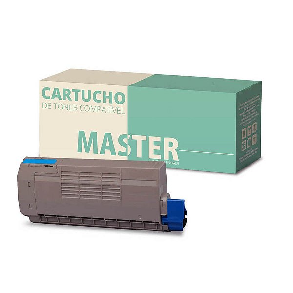 Cartucho de Toner Okidata C830n C830 C830dn C810 - 44059111 Ciano Compatível para 8.000 Cópias