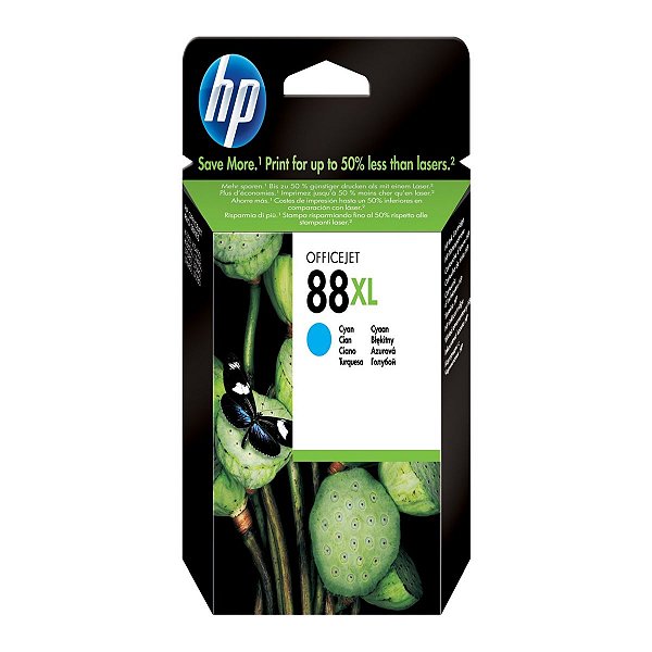 Cartucho HP 88XL 88 C9391AL Cyan - Impressoras HP K8600 K7500 K550 K5400 K7400 Original 22,5ml