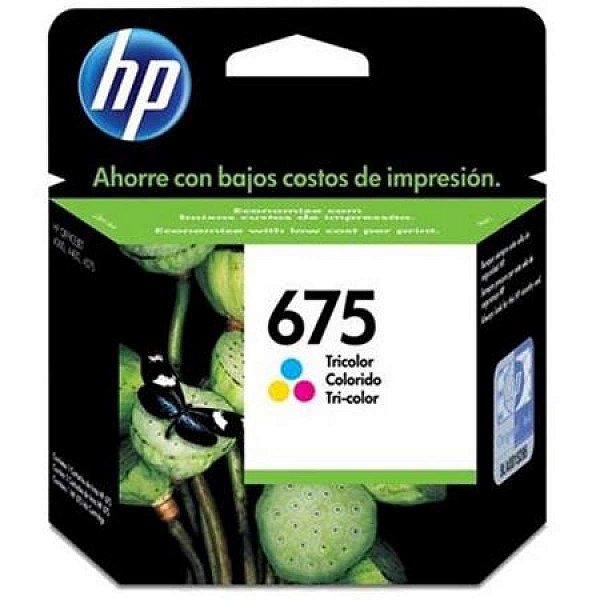 Cartucho HP CN-691AL 675 Colorido - HP 4000 4400 4575 Original 9ml