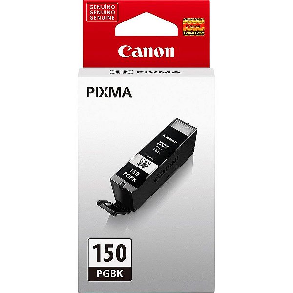 Cartucho Jato de Tinta Canon PGI 150 Preto - Canon MG7110 MG6410 MG5410 IP7210 Original 19ml