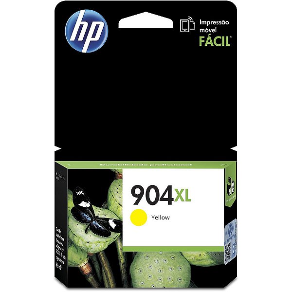 Cartucho Jato de Tinta HP T6M12AB 904XL Yellow - HP Officejet 6970 6978 Original 9,5ml