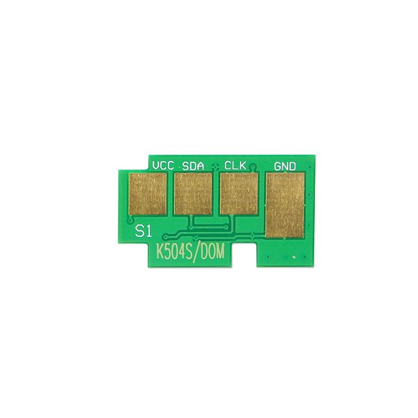 Kit 10 Chips Toner Samsung CLT-K504S Preto - CLP-415 CLX-4195FW CLX-4195 CLP-415NW para 2.500 impressões