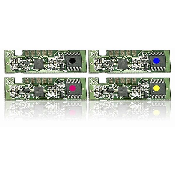 Kit 4 Chip Toner Samsung SL C410W SL C460W, CLP-365 CMYK