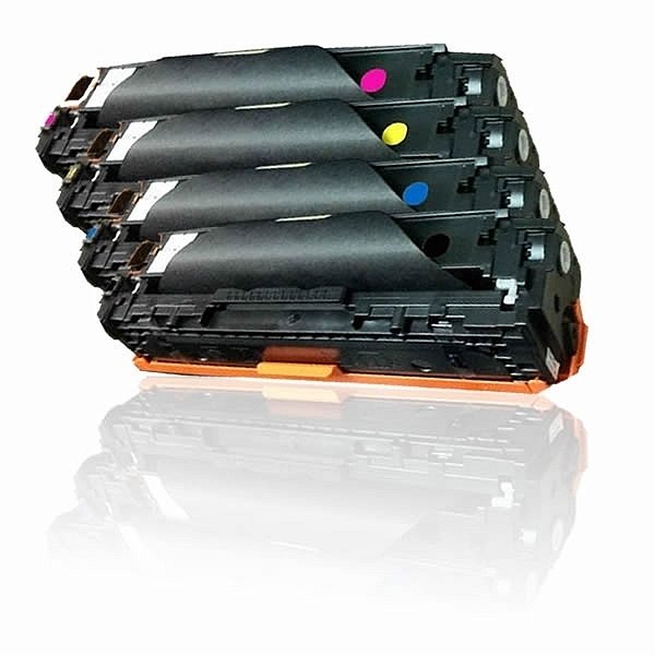 Kit 4 Toner Compatível HP 130A CF350A CF351 CF352 CF353 CMYK - HP M176N M177FW M177 M176