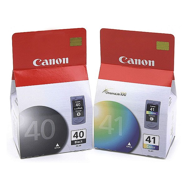 Kit Cartucho Canon MX-300 MX-310 MP-210 MP-160 - Canon PG 40 Black e CL 41 Color Original