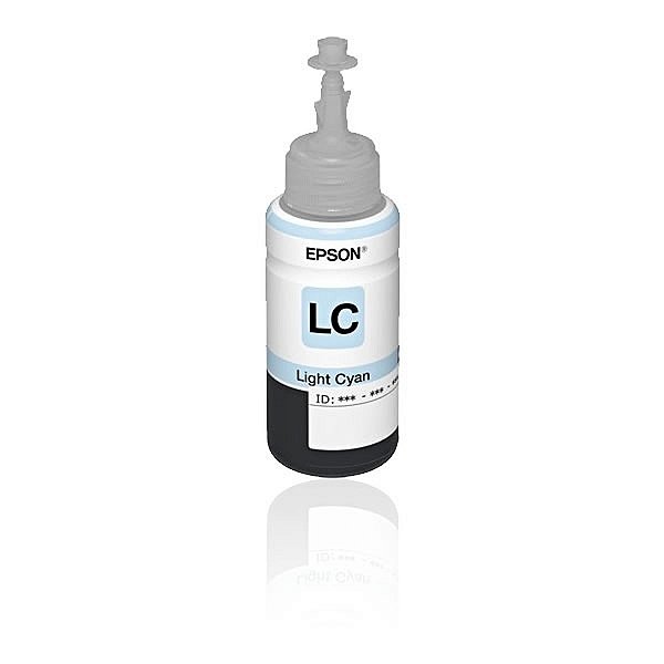 Tinta Para Bulk Ink Epson L800 L1800 T673520 Ciano Light Original de 70ml