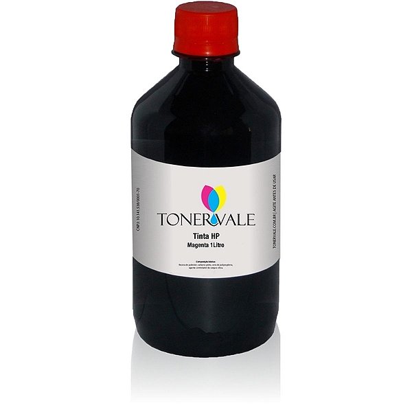 Tinta Para Cartucho HP 88 C9392A, Impressora K8600 K5400 K550 K5400DN K550DTN Corante Magenta de 1L