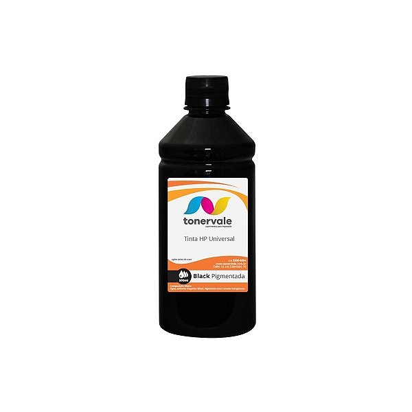 Tinta para Cartucho HP Universal Pigmentada Black de 500ml