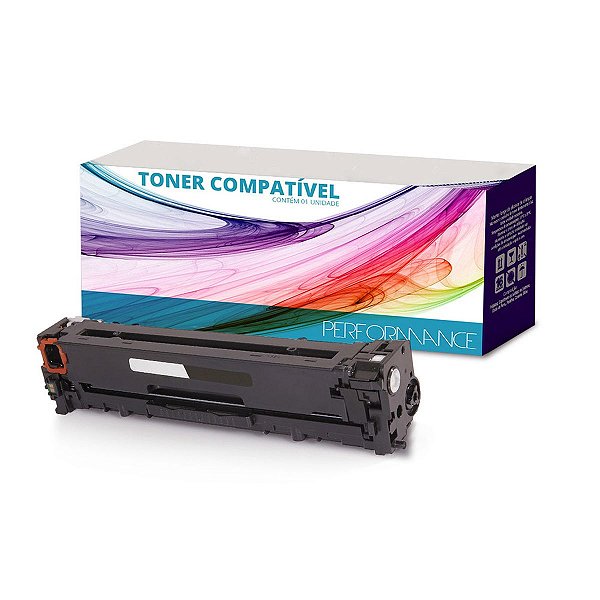 Toner Compatível HP CB540A Black 125A - HP CP1215 CM1312 CP1515 CP1510 para 2.000 páginas