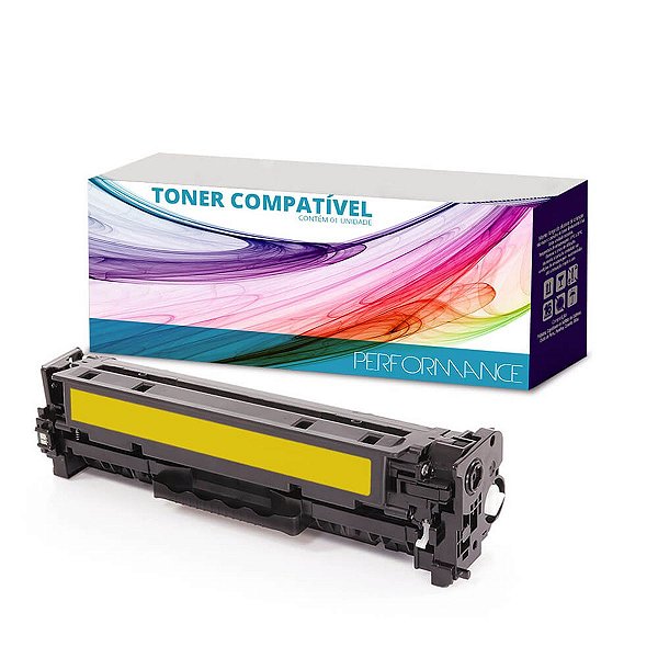 Toner Compatível HP CC532A 304A Yellow - HP CP2025 CM2320NF CM2320 CP2025DN para 2.800 cópias
