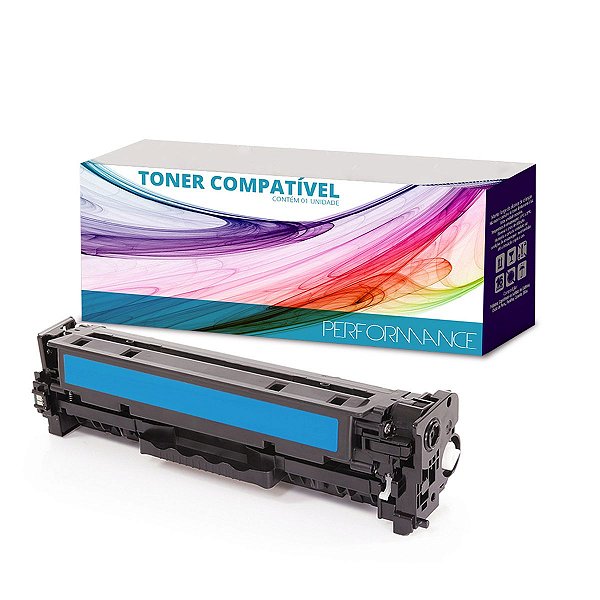 Toner Compatível HP CE411A Ciano 305A - HP M451DW PRO 400 M451 M475DN M451DN para 2.600 cópias