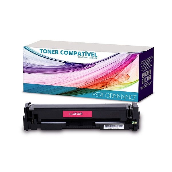 Toner Compatível HP CF403A Magenta 201A -HP M277dw M252dw para 1.4k impressões