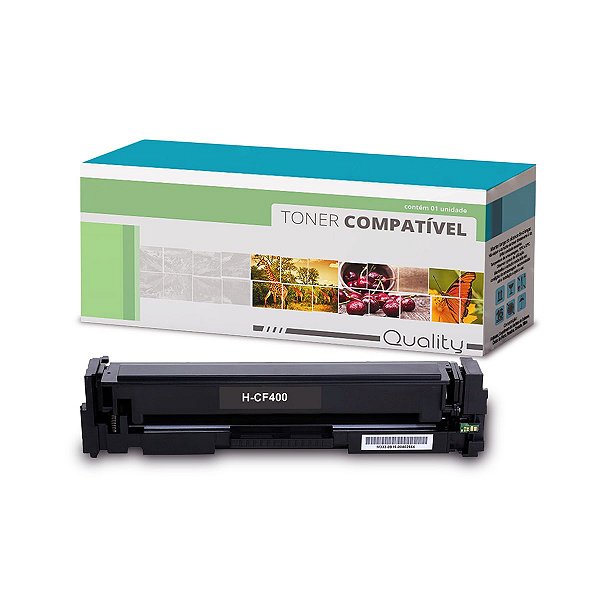 Toner Compatível HP M277dw M252dw - HP 201A CF400A Black para 1.500 impressões