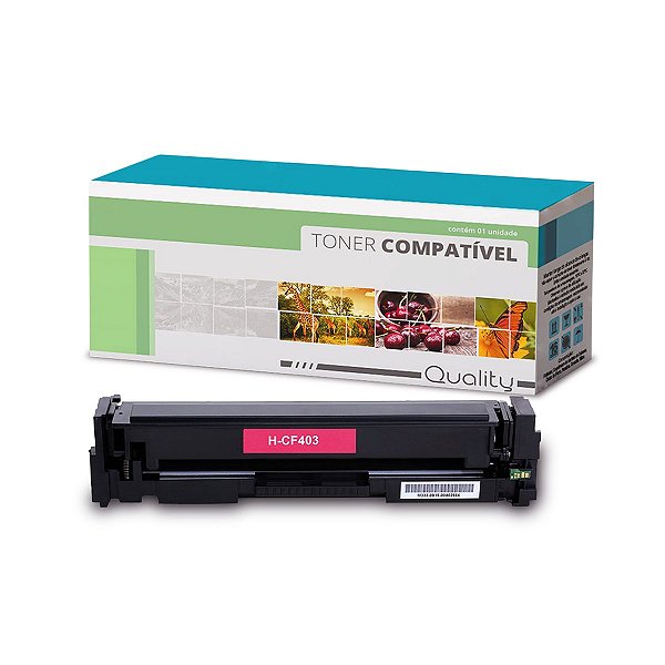 Toner Compatível HP M277dw M252dw - HP 201A CF403A Magenta para 1.400 impressões