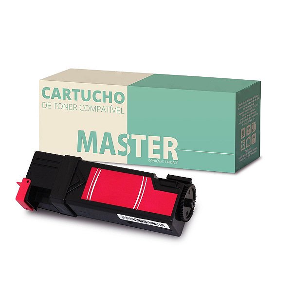 Toner Compatível Xerox Phaser 6500 6505 6500N 6505N - Magenta 106R01595 para 2.500 impressões