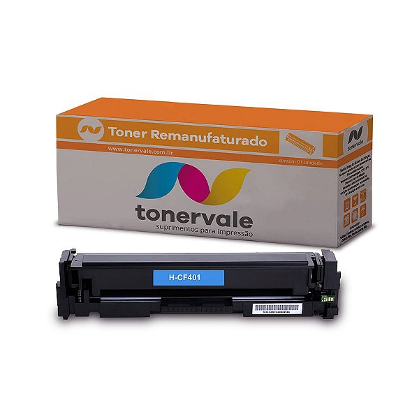 Toner HP CF401X 201X - M277dw M252dw Ciano Compatível para 2.300 Cópias