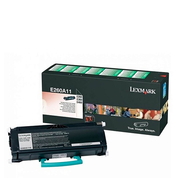 Toner Original Lexmark E260DN E460DN E360DN E260 E360 E460 - E260A11L para 3.500 páginas