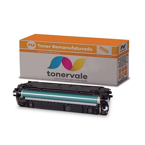 Toner Compatível HP 508A CF362A Yellow - HP M553dn M552 para 5.000 impressões