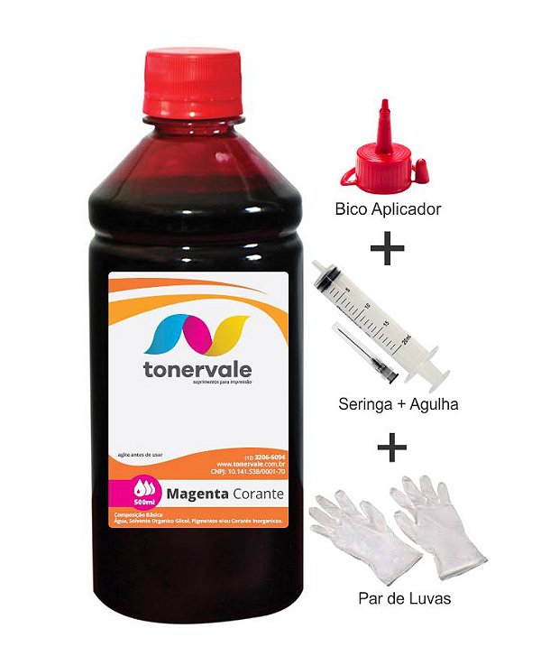 Tinta Canon GM2010 GI-10 Magenta de 500ml Linha Platinum