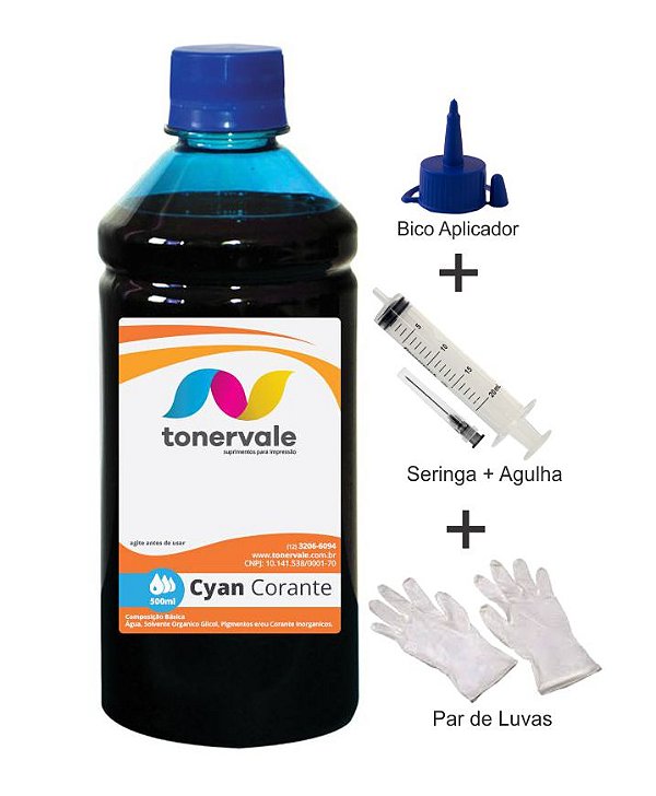 Tinta Canon MP560 CLI-221 Cyano de 500ml Linha Platinum