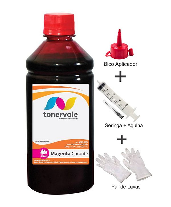 Tinta HP Ink Tank 316 GT52 - M0H55ALMagenta de 250ml Linha Platinum