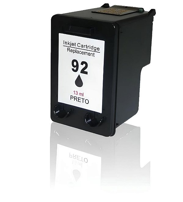 Cartucho Para HP 5440 92xl - C9362WB Black Compatível