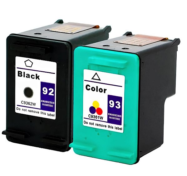 Kit Cartucho Para HP C3150 92 e 93 compatível