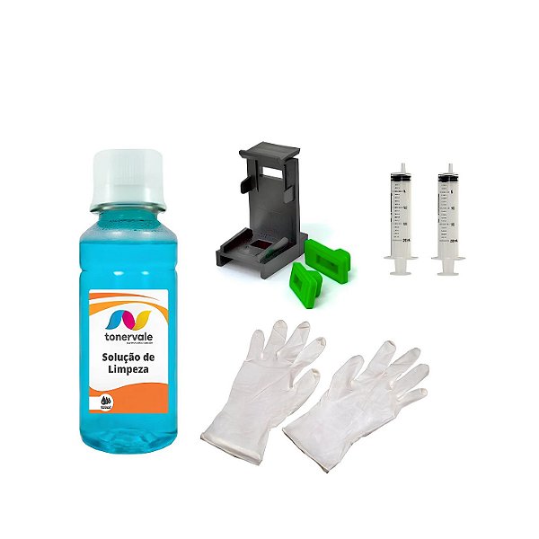 Solução de Limpeza Para HP 74 74XL 92 92XL 100ml