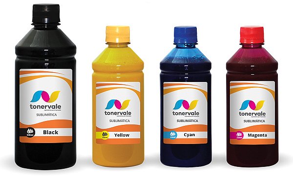 Kit 4 Tinta Sublimatica Epson L110 L120 L121 T664 1,25L