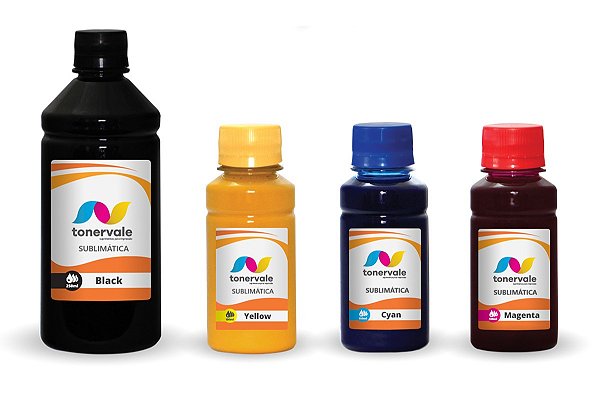 Kit 4 Tinta Sublimatica Epson L495 L475 L455 T664 550ml
