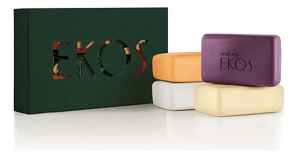 Presente Natura Ekos Sabonetes Sortidos 4x 100g