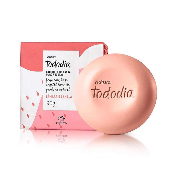 Sabonete em Barra Puro Vegetal Tododia Tâmara e Canela - 90g