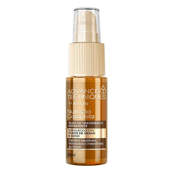 Advance Techniques Argan + Côco Nutrição Completa Óleo de Tratamento Hidratante - 30ml