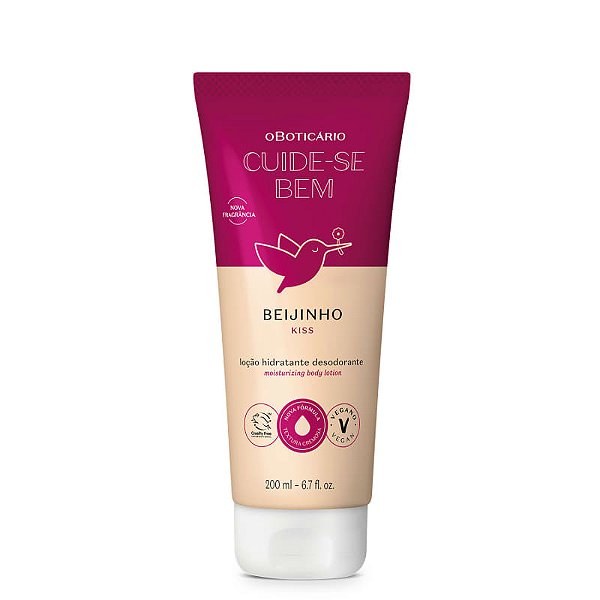 Loção Hidratante Desodorante Corporal Cuide-se Bem Beijinho - 200ml