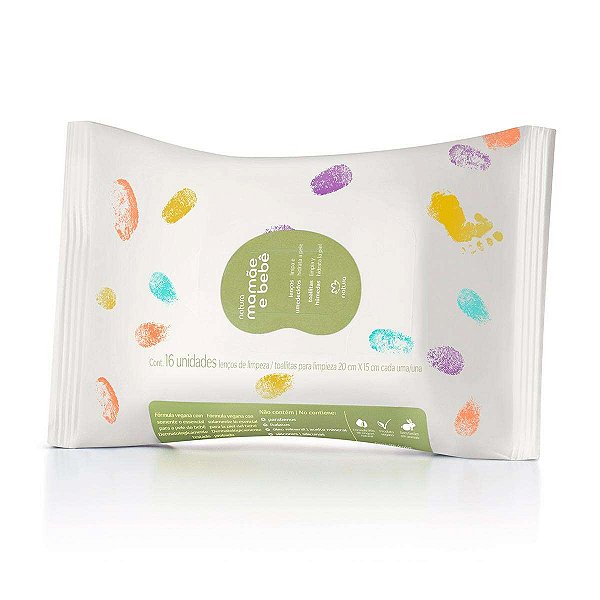 Lenços Umedecidos com Fragrância - 16 folhas