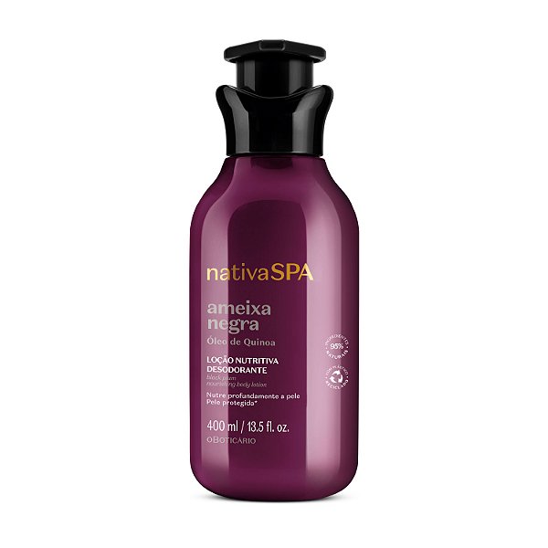 Loção Hidratante Desodorante Corporal Nativa SPA Ameixa Negra - 400ml