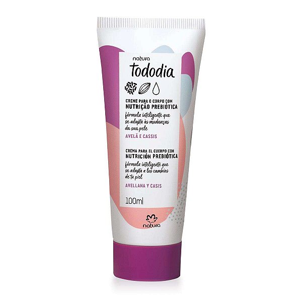 Creme Desodorante Nutritivo para o Corpo Tododia Avelã e Cassis - 100ml