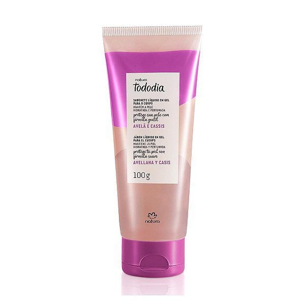 Sabonete Líquido em Gel Tododia Avelã e Cassis - 100g