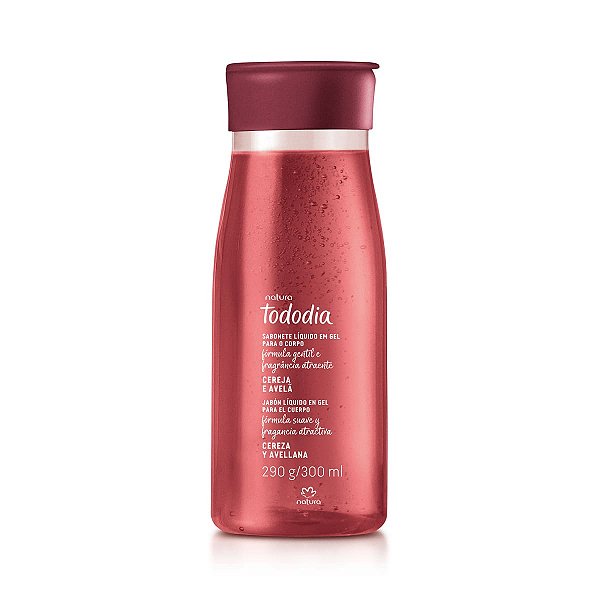Sabonete Líquido em Gel Tododia Cereja e Avelã - 300 ml