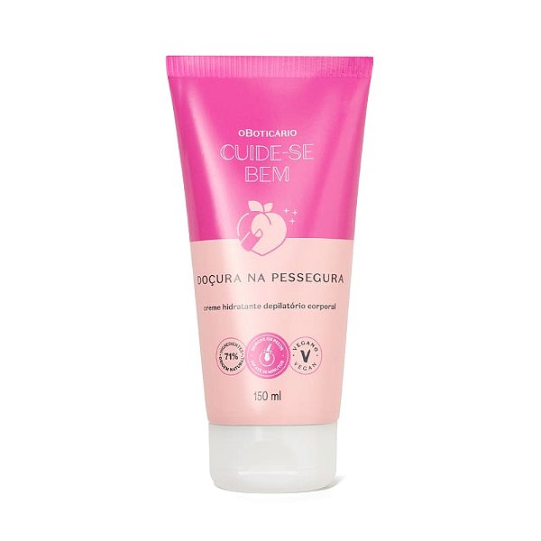 Creme Hidratante Depilatório Corporal Cuide-se Bem Doçura na Pessegura - 150ml