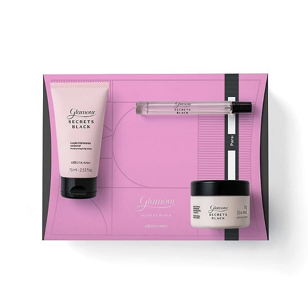 Kit Presente Glamour Secrets Black