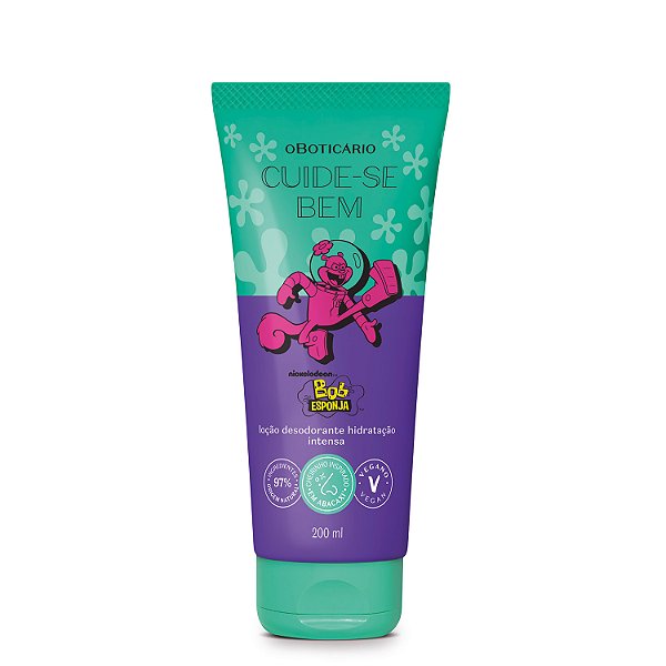 Loção Hidratante Corporal Cuide-se Bem Bob Esponja 200ml