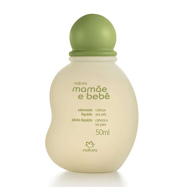 Sabonete Líquido da Cabeça aos Pés Mamãe e Bebê - 50ml